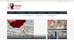 Desktop Screenshot of matrimoniomagazine.it